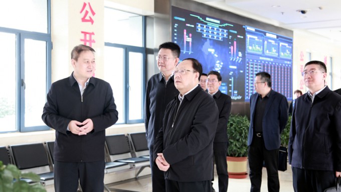 张佩峰 陈一夫拜访省公共资源交易中心