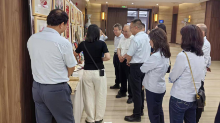 国泰海通证券股份有限公司相关营业部参观永利12311手机版廉洁文化作品展