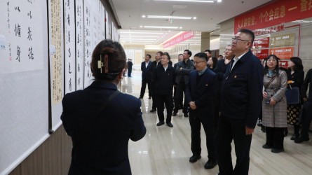 国家能源局甘肃监管办公室机关党委等参观永利12311手机版廉洁文化作品展